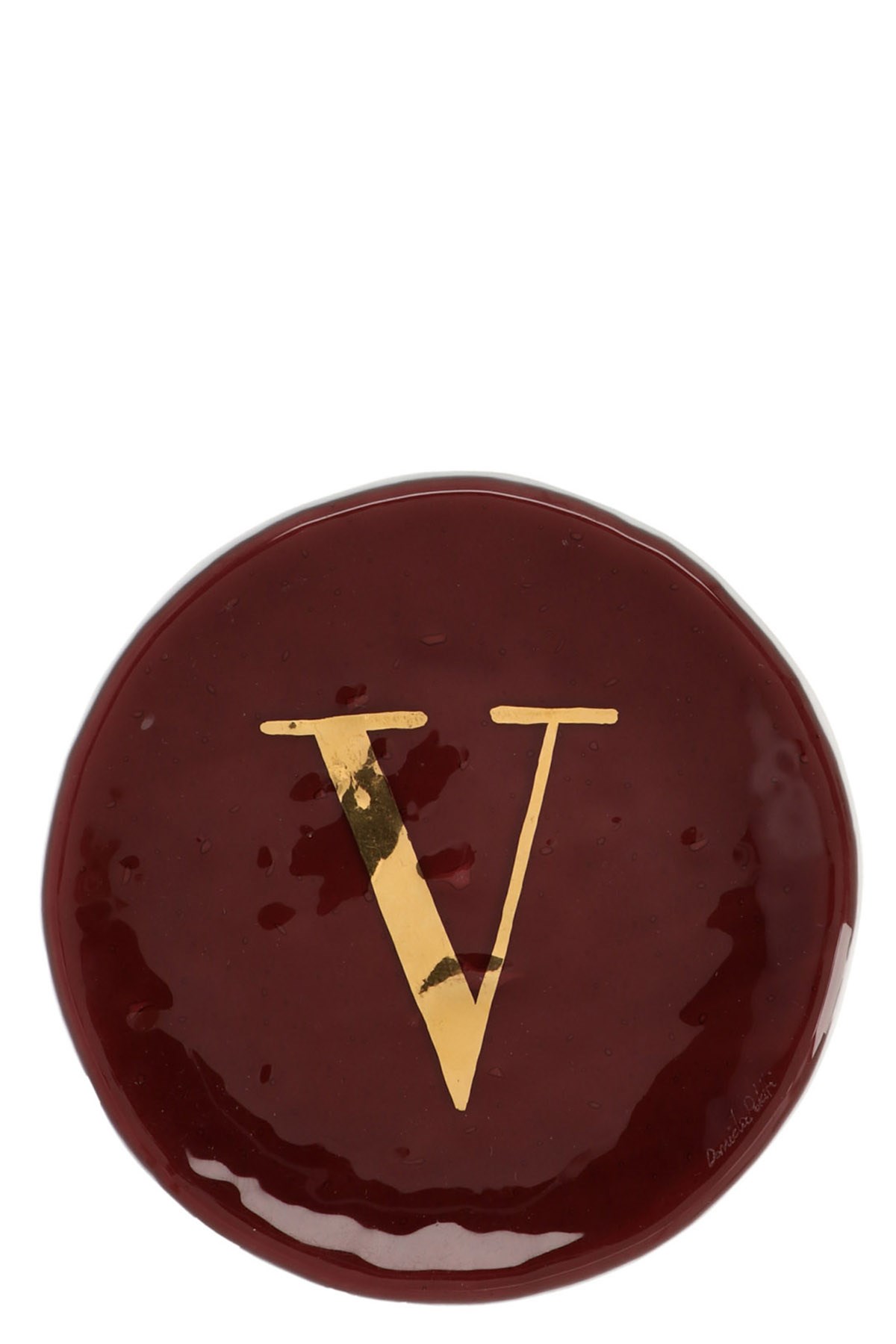 Vetrofuso 'v' Letter Plate