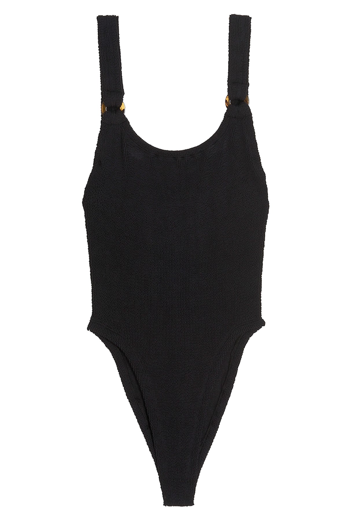 Hunza G Domino One-piece Swimsuit In Black
