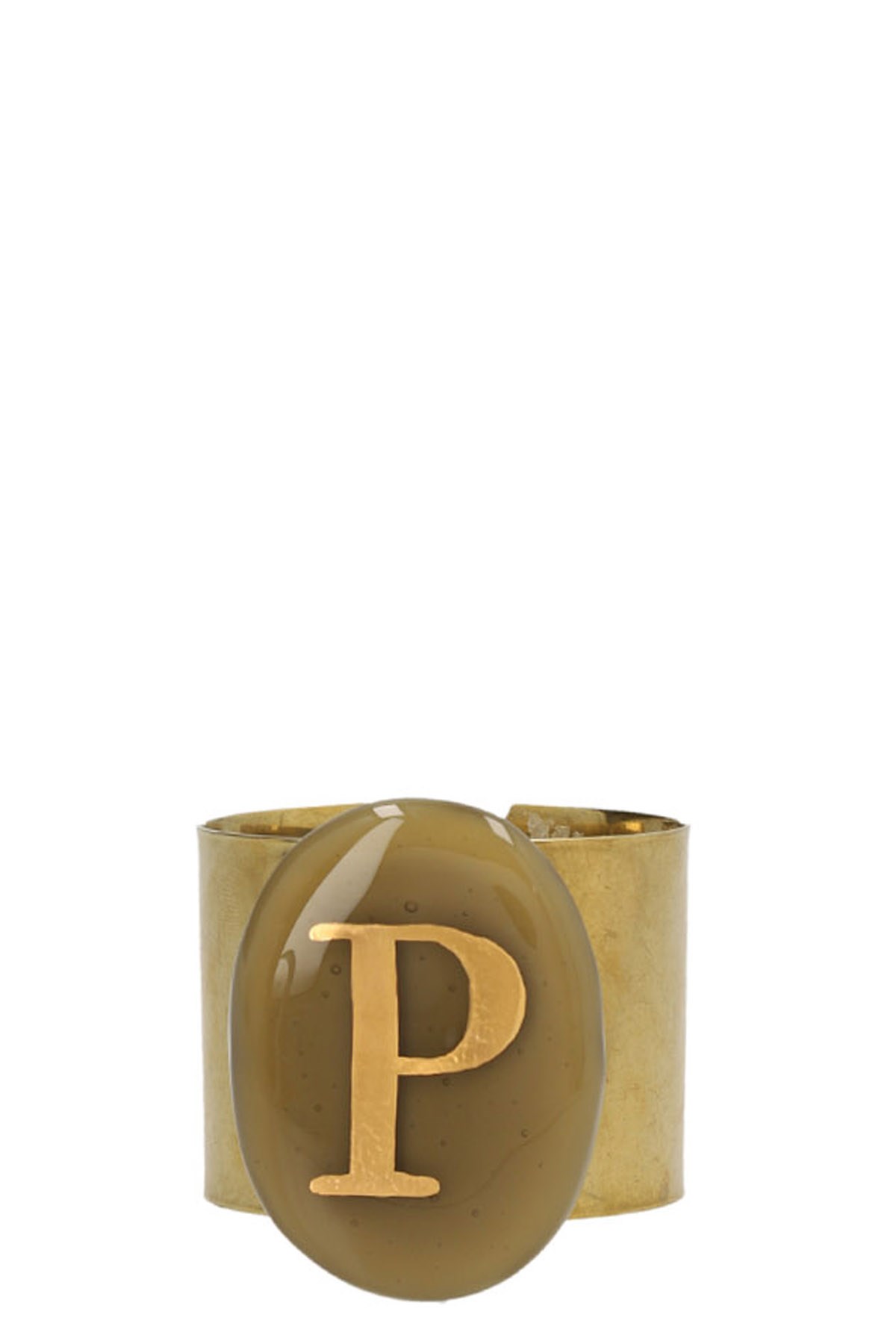 Vetrofuso 'gipsy' Napkin Holder In Green