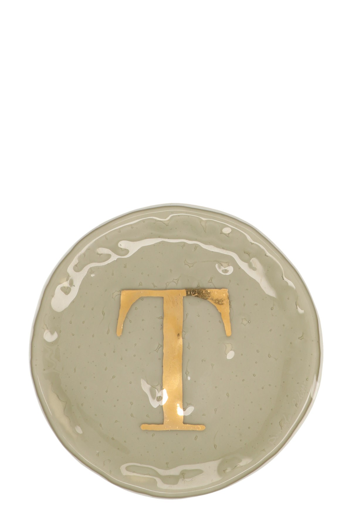 Vetrofuso 't' Letter Plate