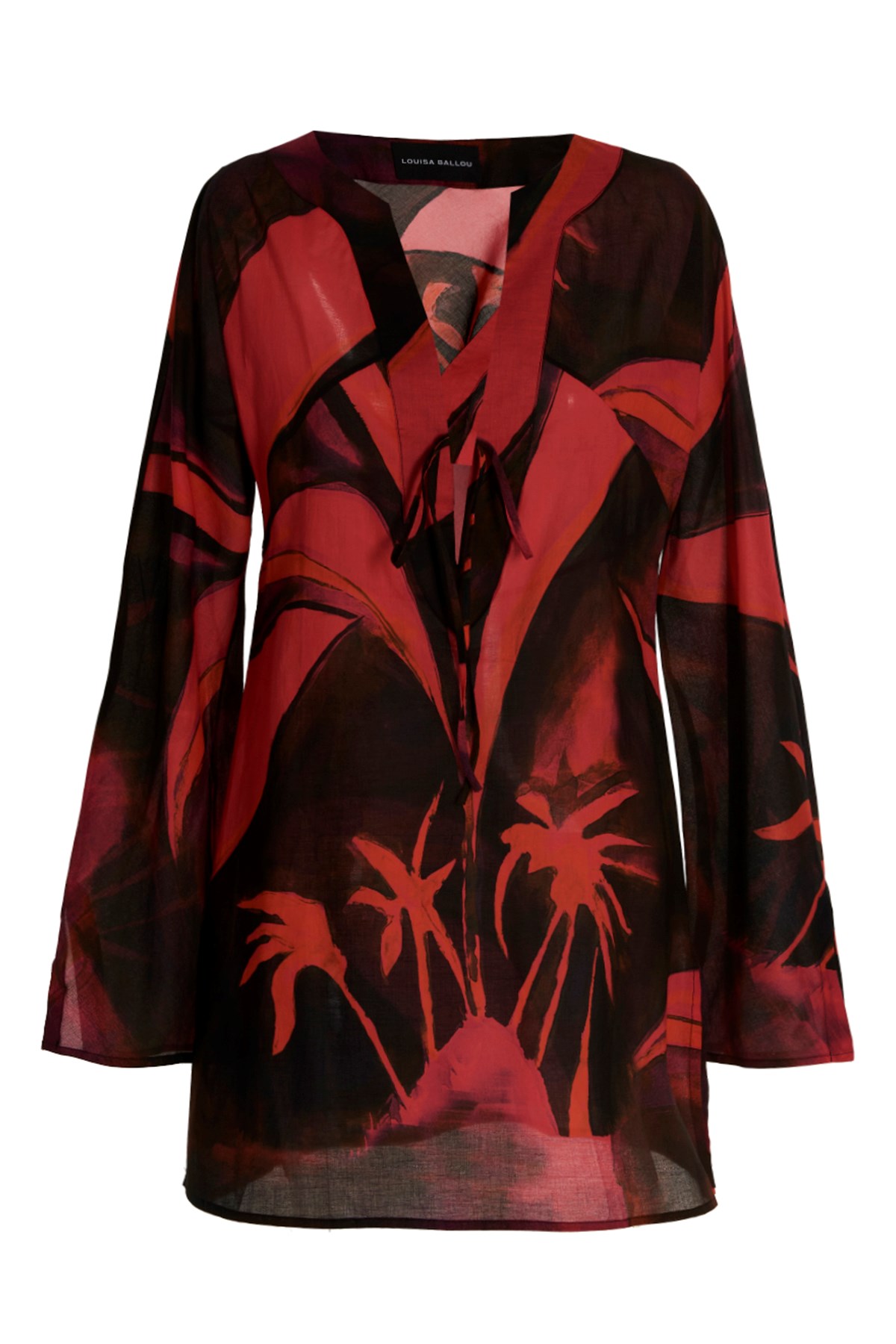 Louisa Ballou Printed Short Kaftano