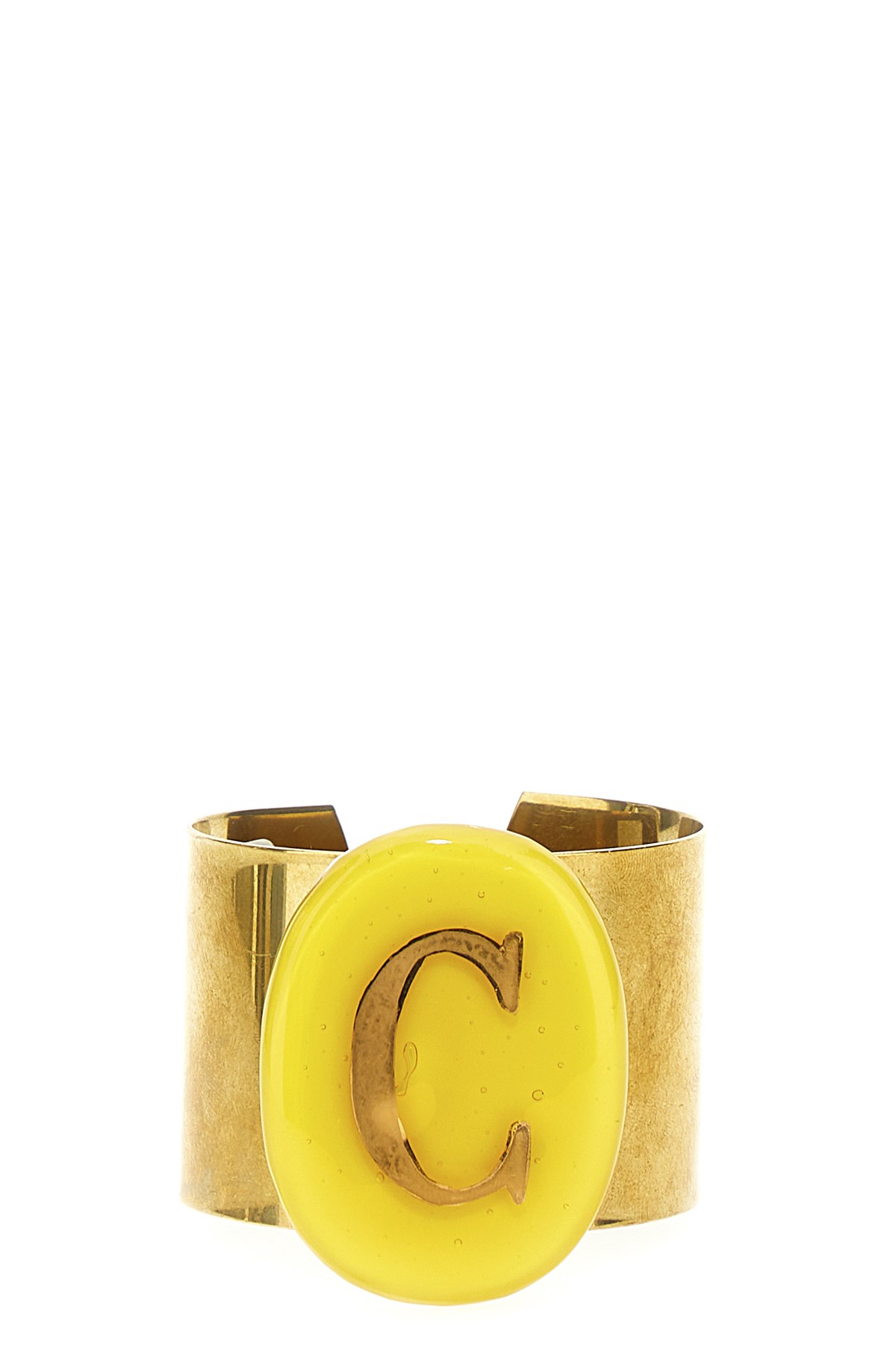 Vetrofuso 'gipsy' Napkin Holder In Yellow