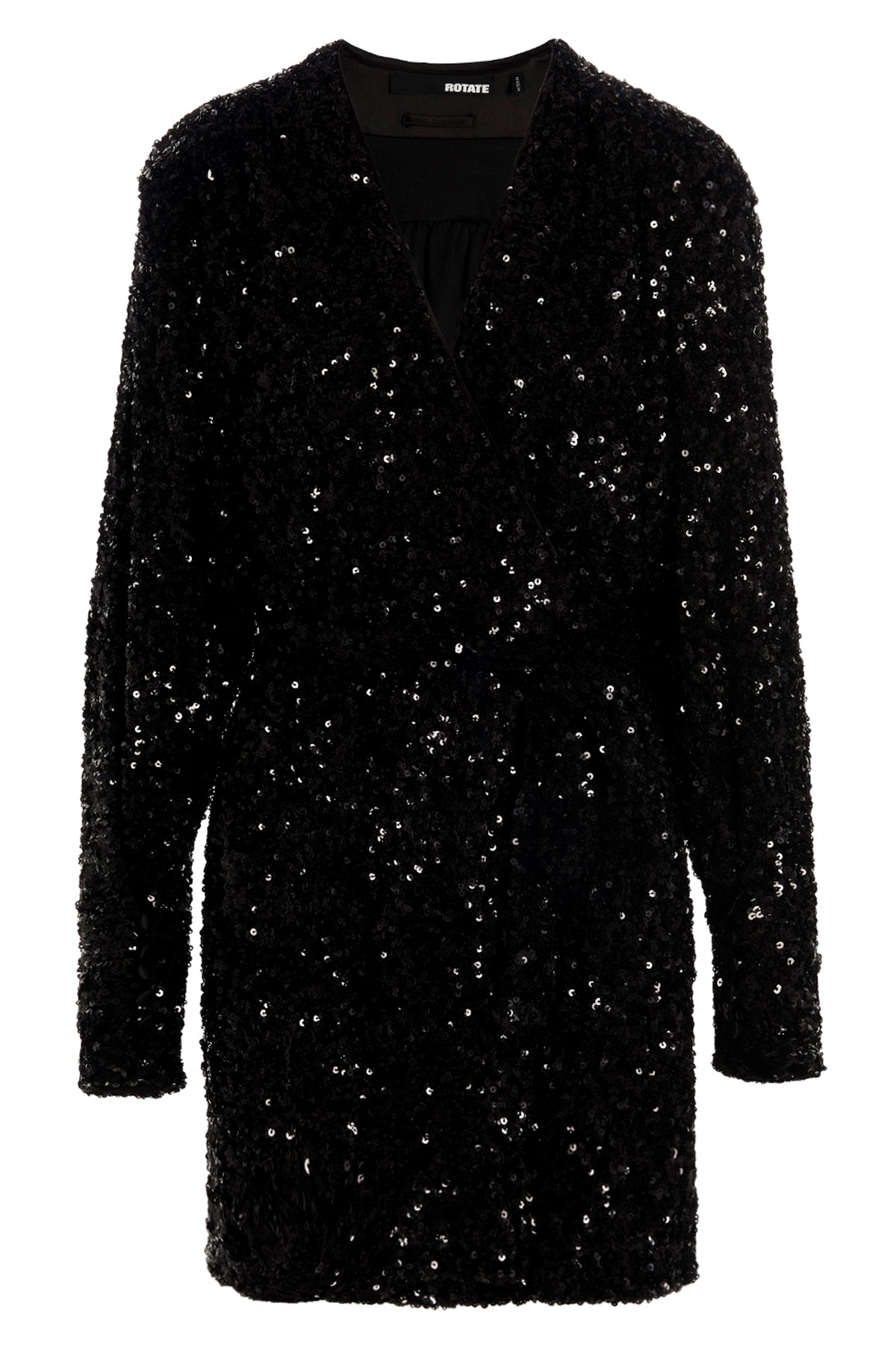 Rotate Birger Christensen Sequin Minidress Dresses Black