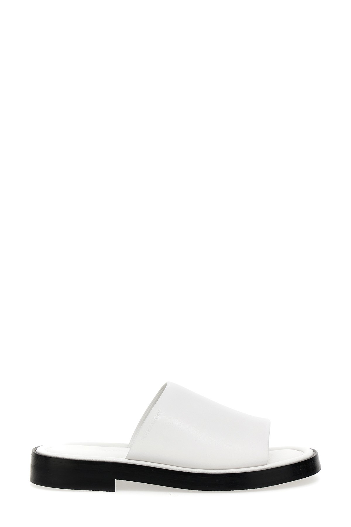Ferragamo Woman Sandals White Size 8 Calfskin