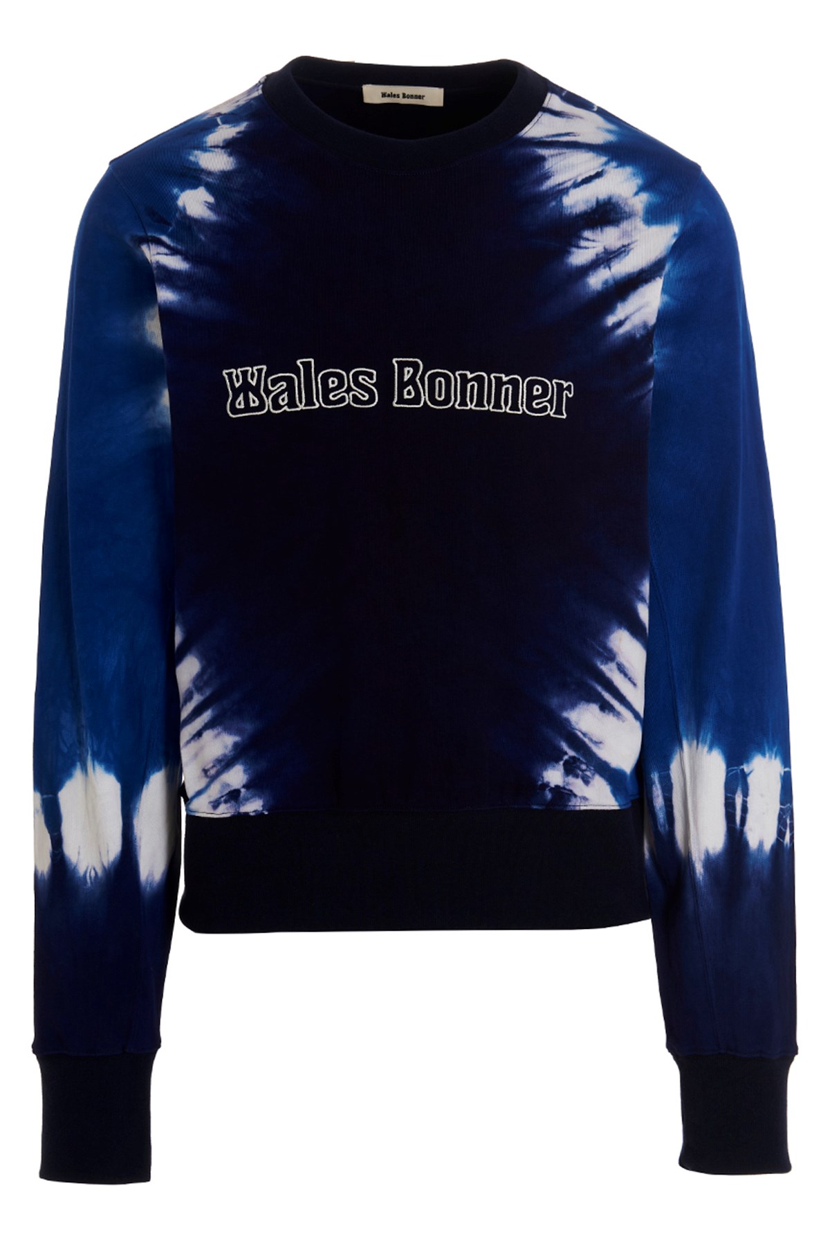 WALES BONNER WALES BONNER LOGO EMBROIDERY TIE DYE SWEATSHIRT 