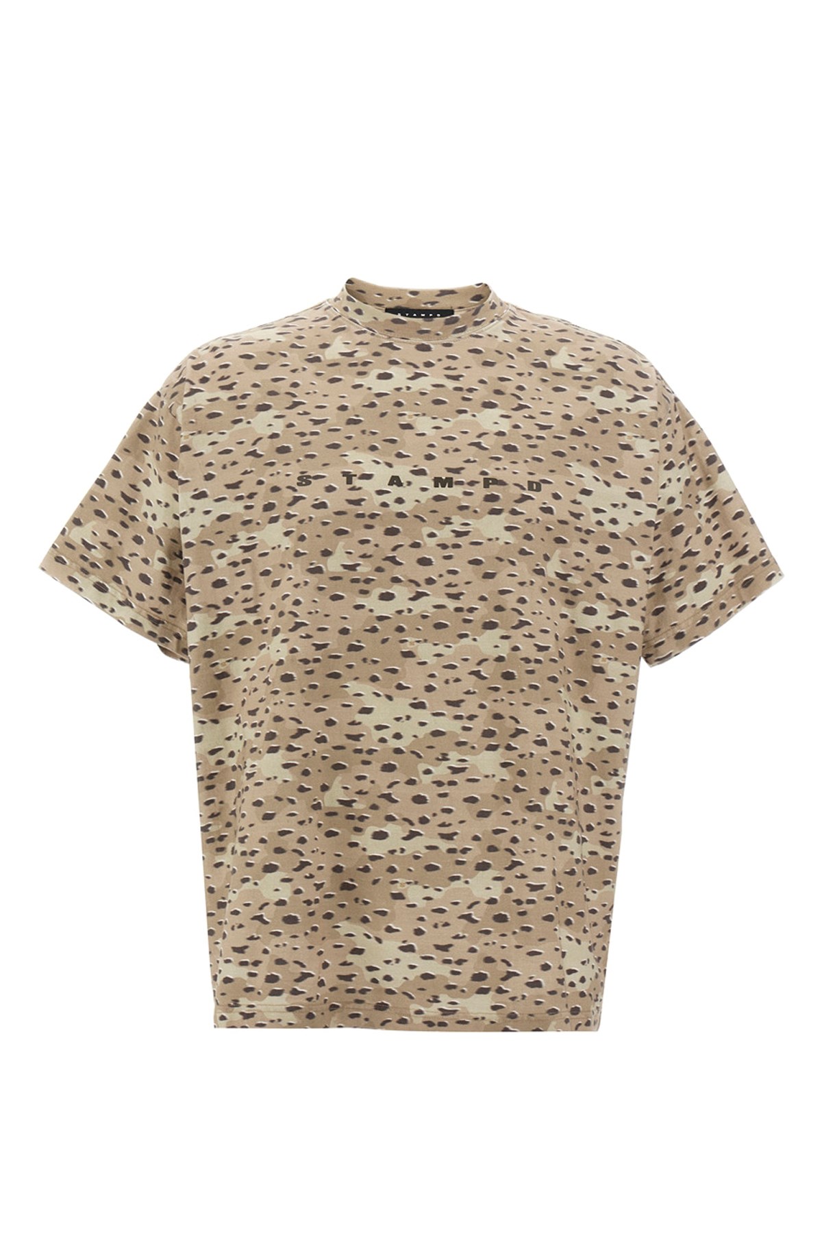 Stampd T-shirt With Round Neck And Short Sleeves