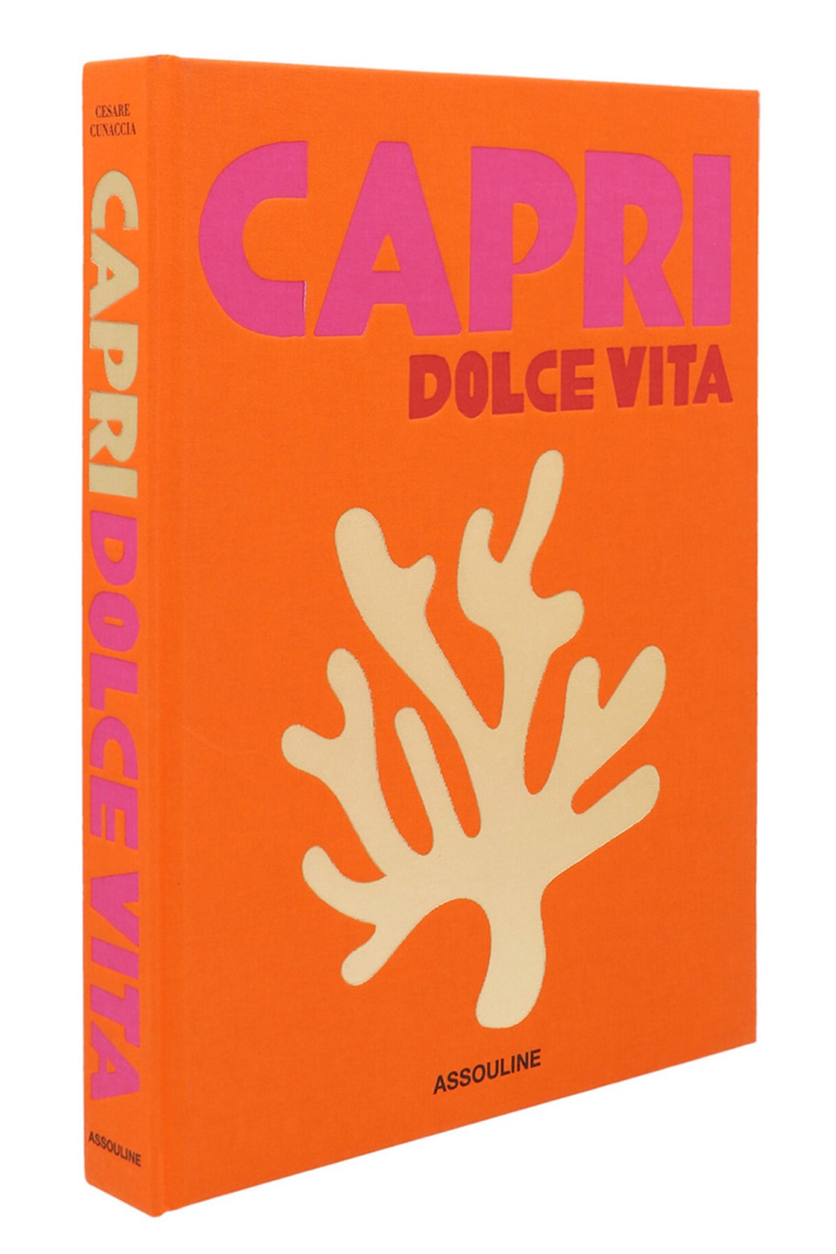 Assouline 'capri La Dolce Vita' Book In Orange