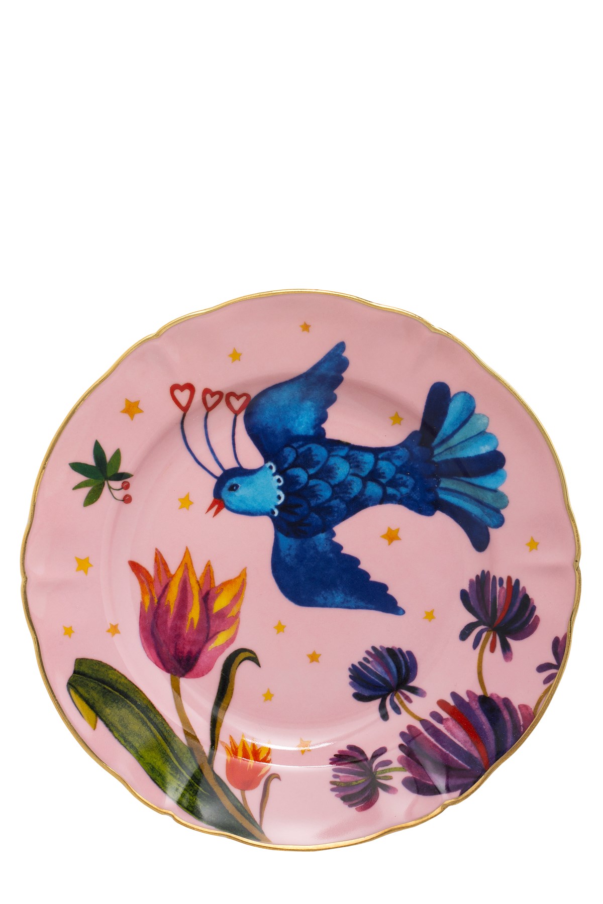 Bitossi 'uccellino' Fruit Plate In Multi