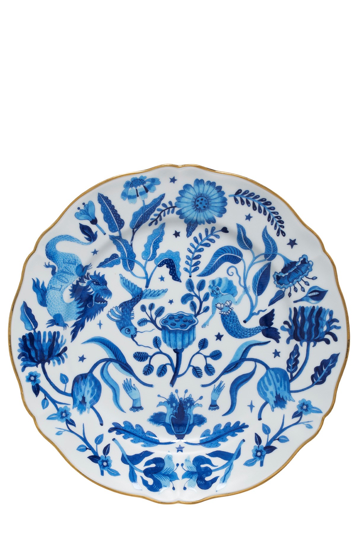 Bitossi 'all Over Blue' Dinner Plate ⌀ 26,5 Cm In Blue