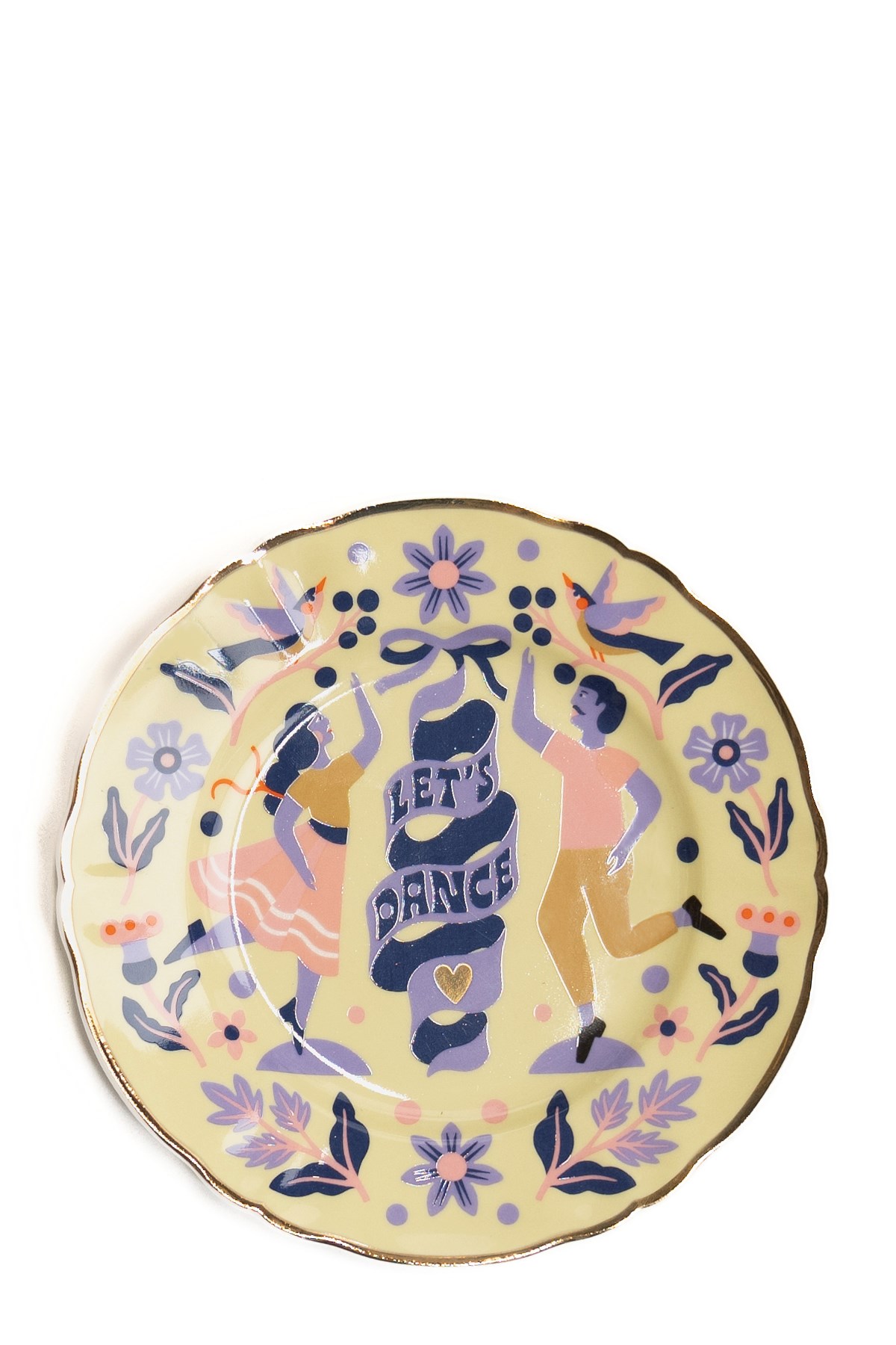 Bitossi 'let's Dance' Plate ⌀ 16 Cm In Multi