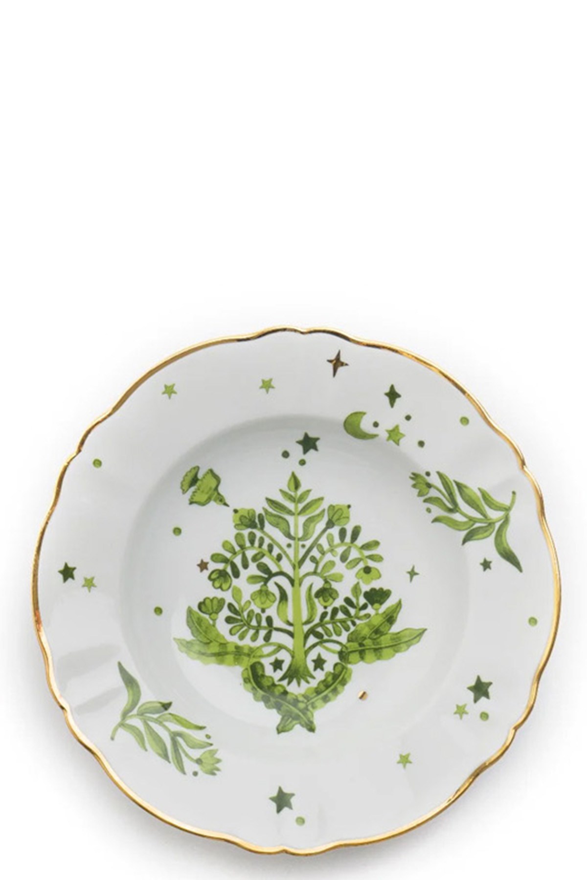Bitossi Floral Soup Plate ⌀ 23 Cm In Multi