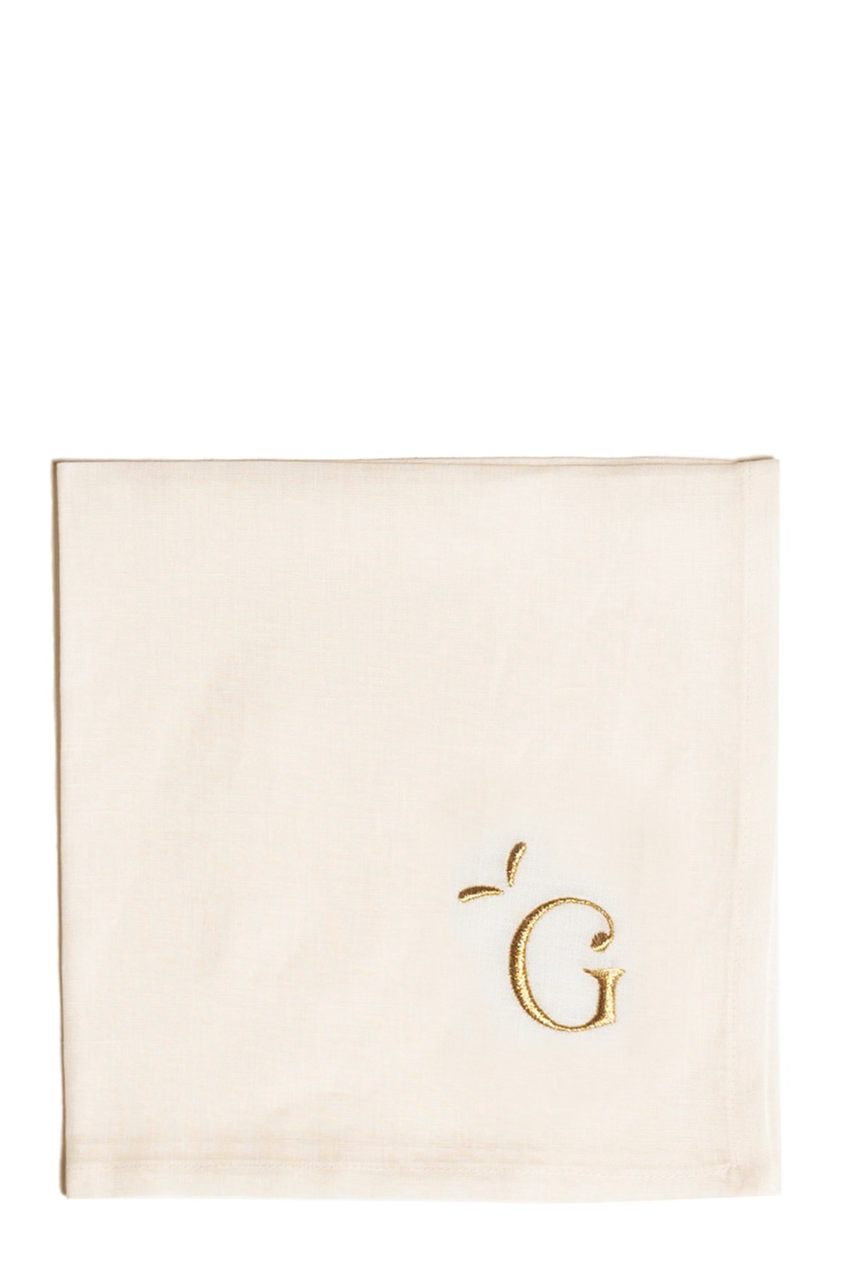 Bitossi 'g' Napkin In White