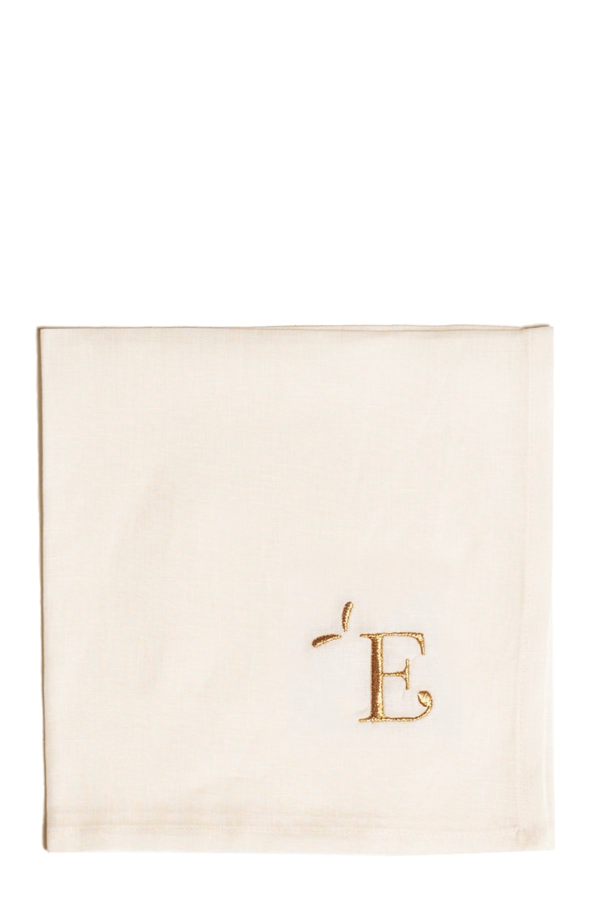 'E' Letter Napkin - Size U