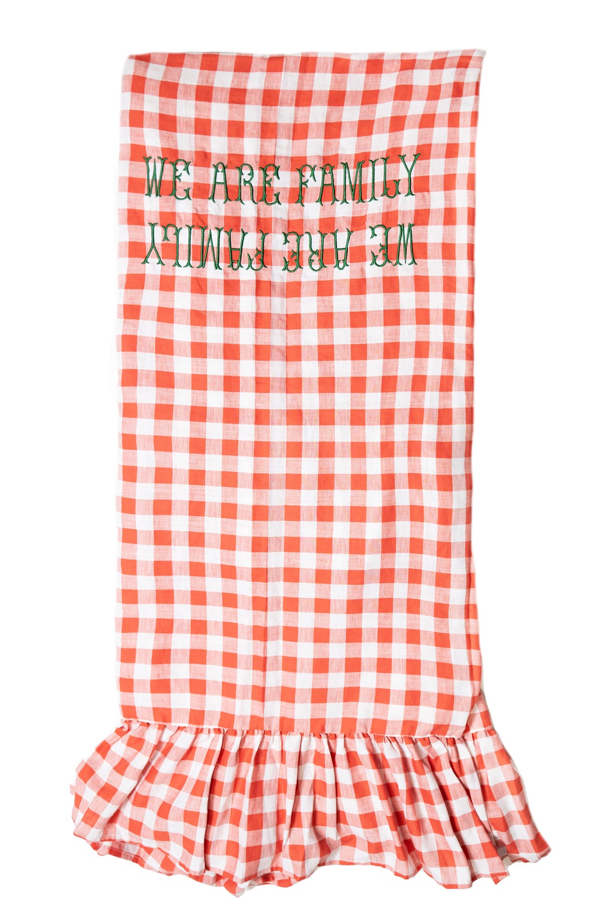 Bitossi 'we Are A Family' Linen In Red