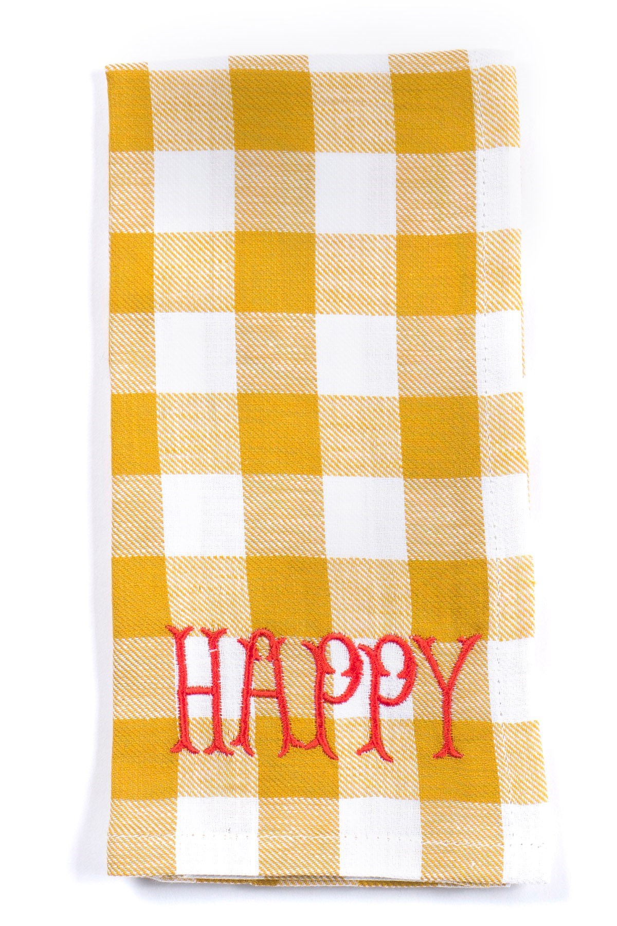 Bitossi 'happy' Napkin In Yellow