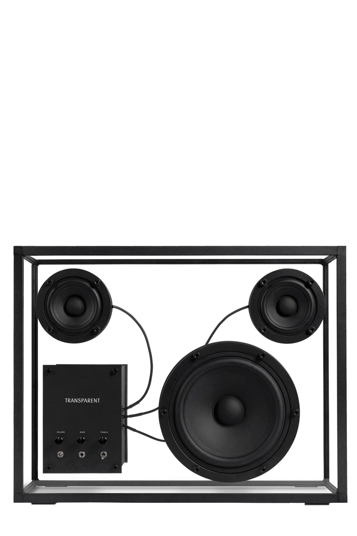 Transparent ' Speaker' Speaker In Black