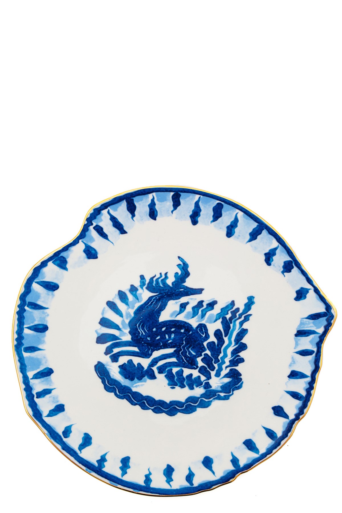 'Deer' Classics On Acid Silk X Diesel Living Dessert Plate ⌀ 2 - Size U