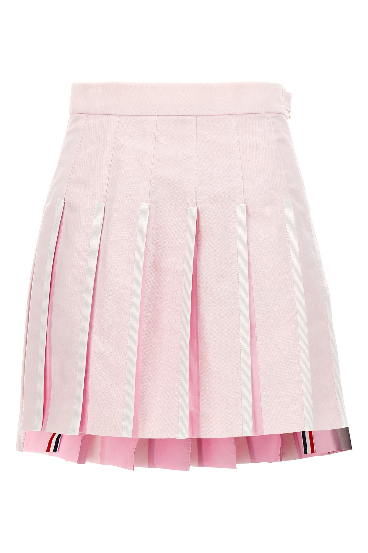 Thom Browne Pleated Oxford Skirt Skirts Pink