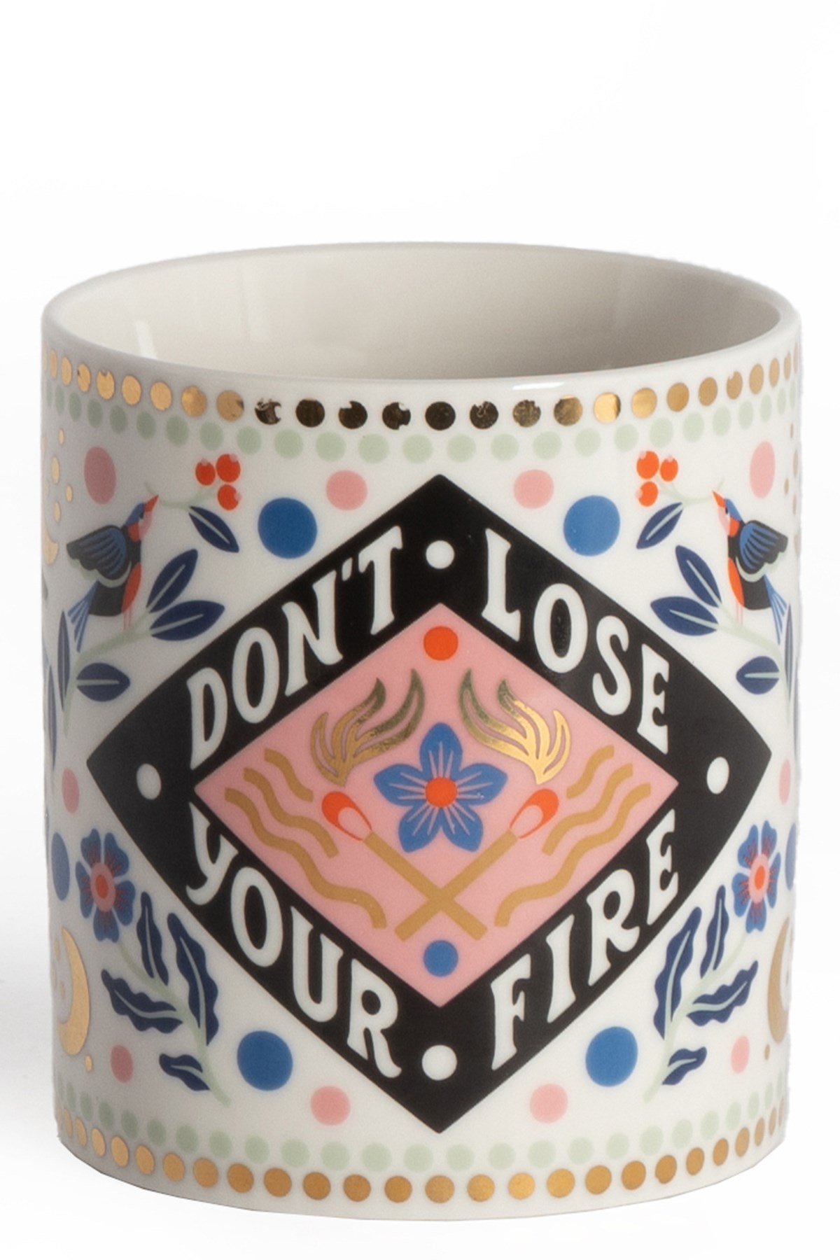 Bitossi Porcelain 'don't Lose Your Fire' Mug In Multi