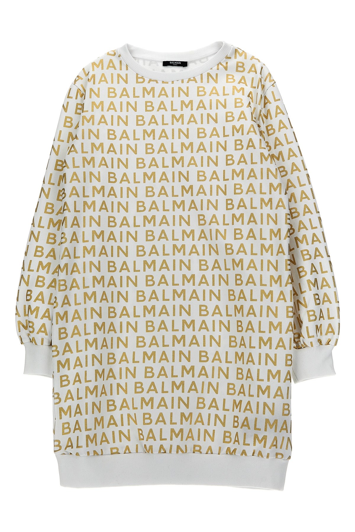 BALMAIN BALMAIN KIDS LOGO PRINT DRESS 