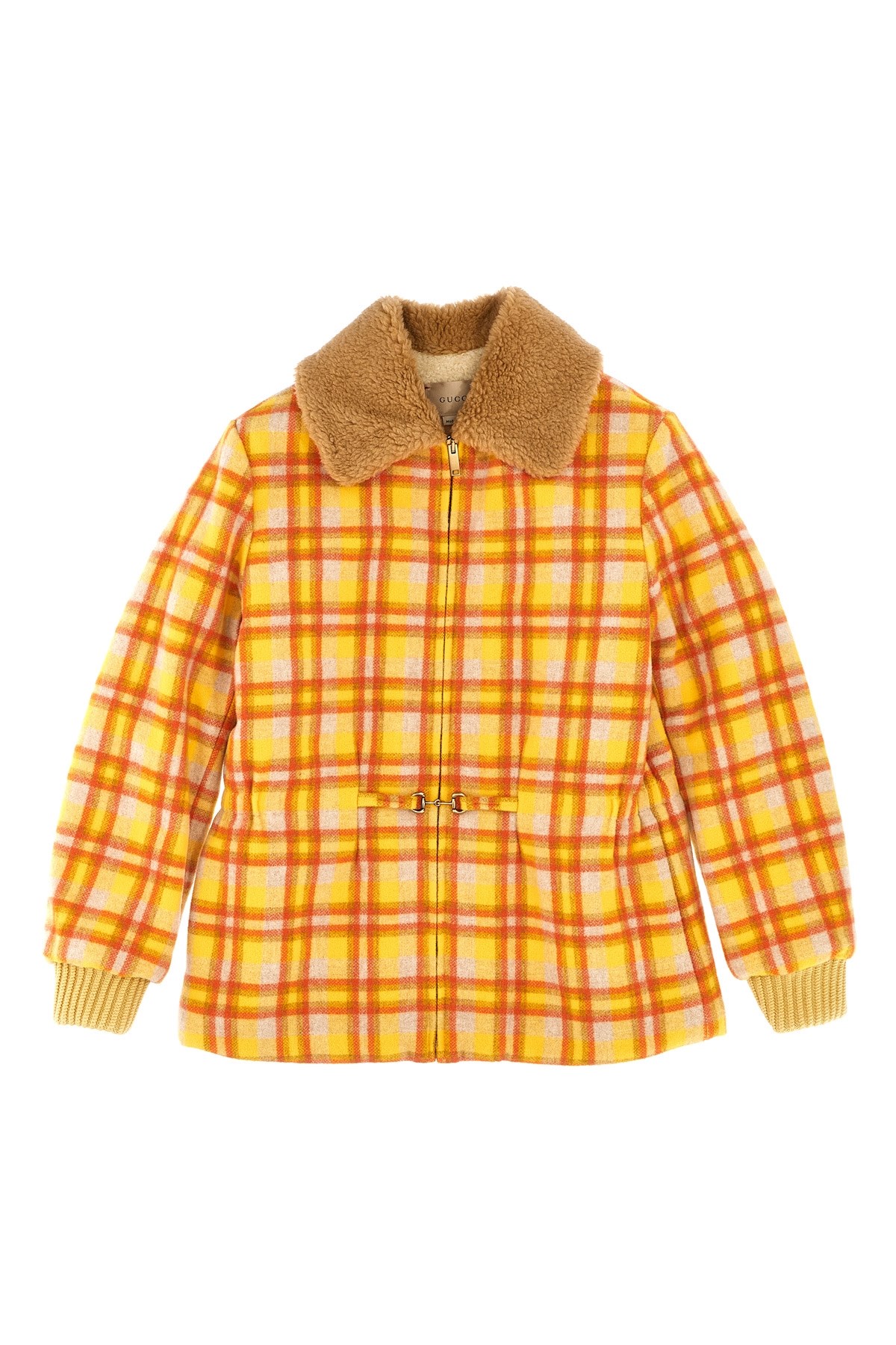 Shop Gucci Check Coat
