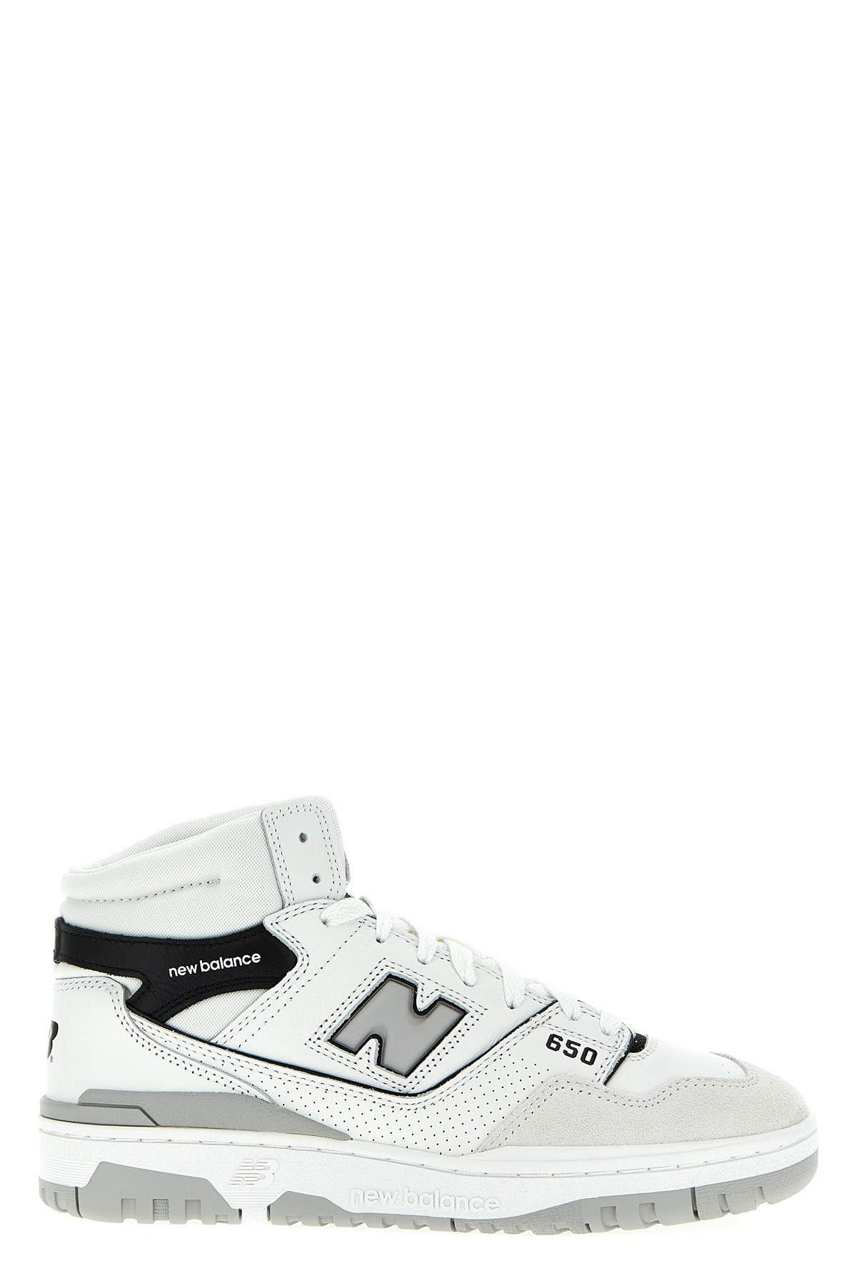New Balance Multicolor Leather And Suede 650 Sneakers | Size 6+ | Bb650rwh Color White