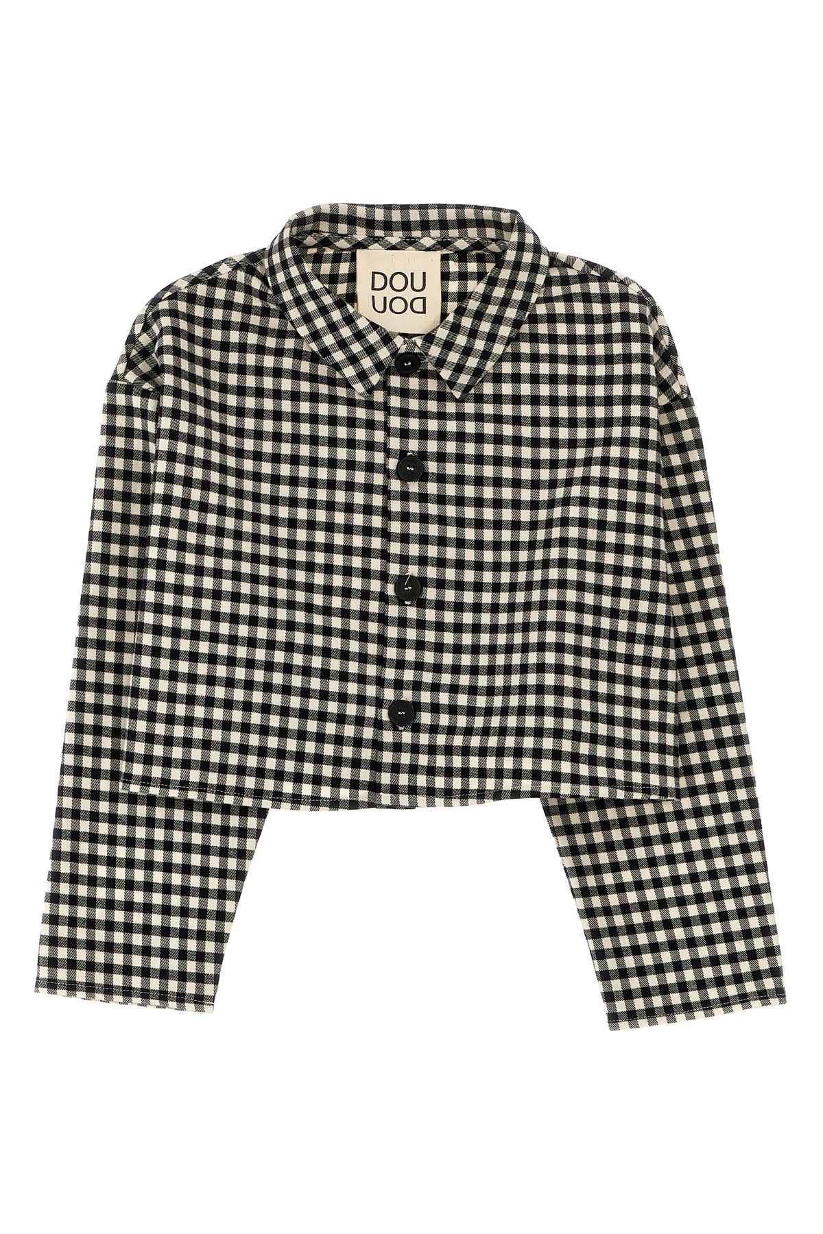 Flannel Crop Shirt - Size 6