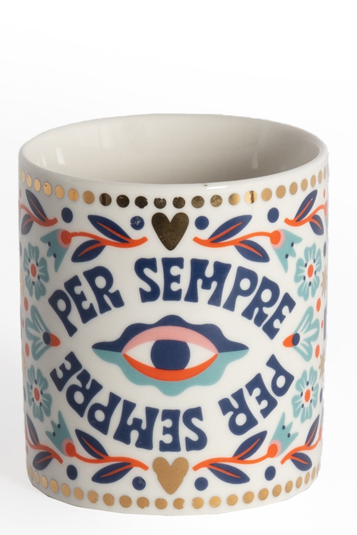 Porcelain 'Per Sempre' Mug