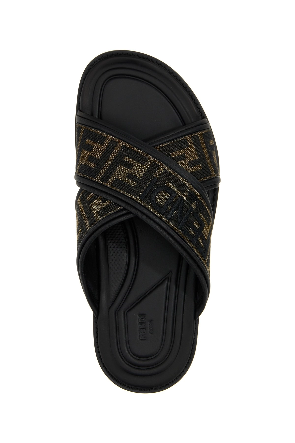 【関税＆送料込み】Fendi 'Fendi Roma' Slides Fendi Fendi Roma Slides - Sandals - Compare Prices from 9+