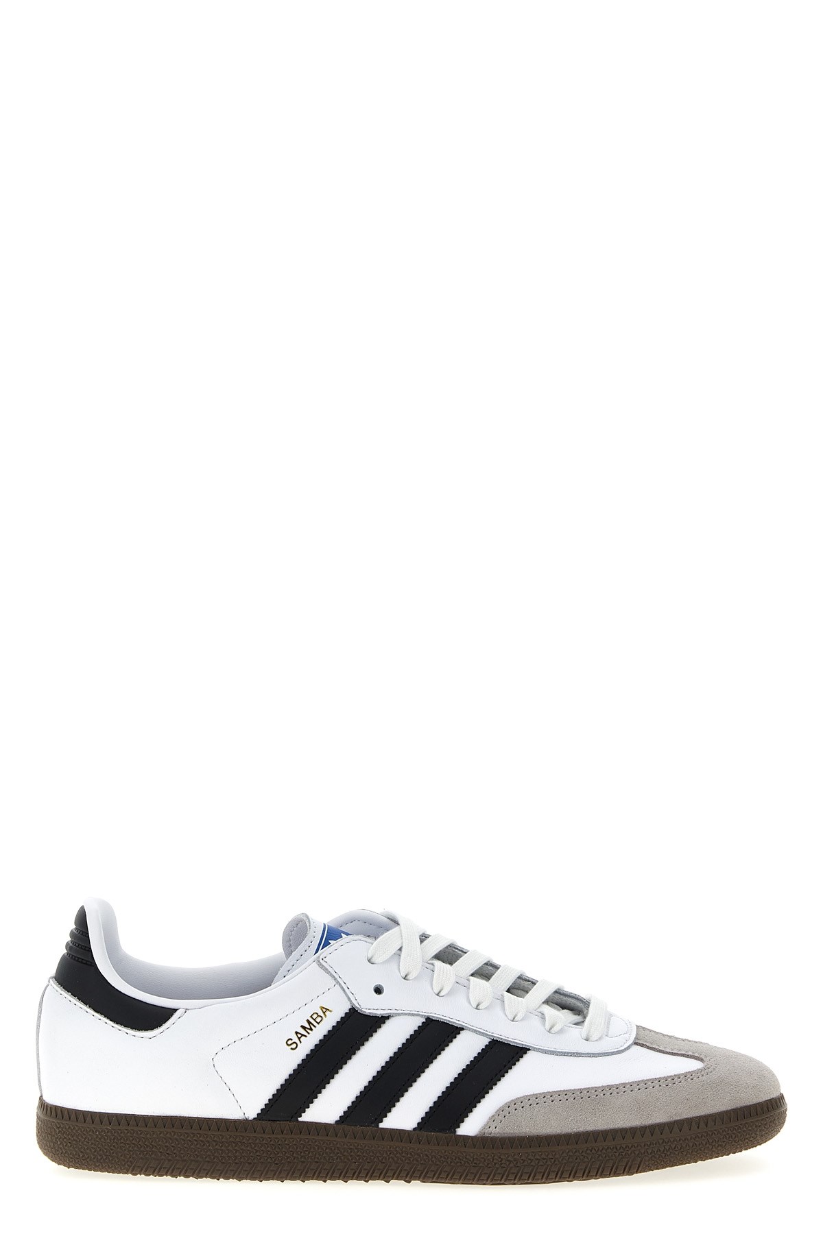 Adidas Originals Low-top Sneakers With Contrast Stripes And Suede Accents