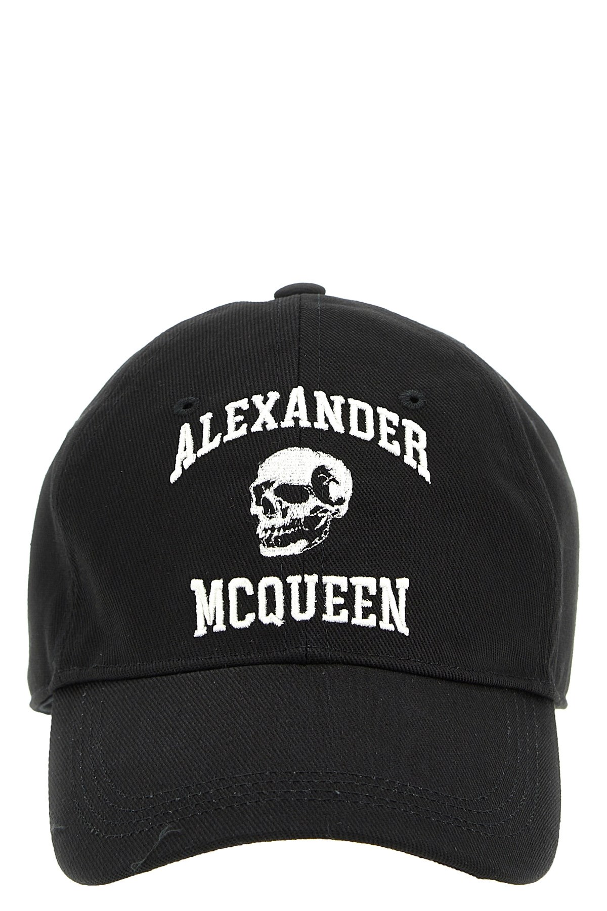 Alexander Mcqueen Embroidered Cotton-twill Baseball Cap