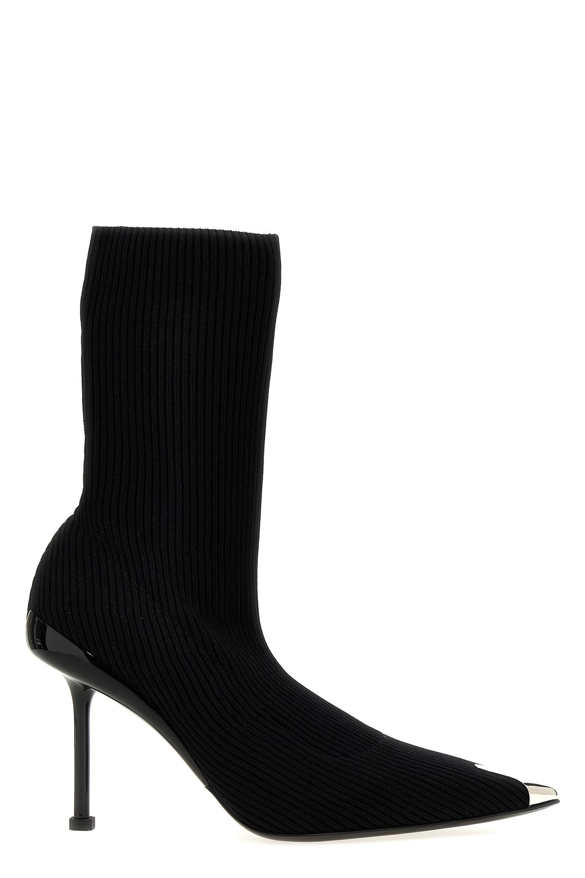 Alexander Mcqueen Alexander Mc Queen Black Knitted Boot