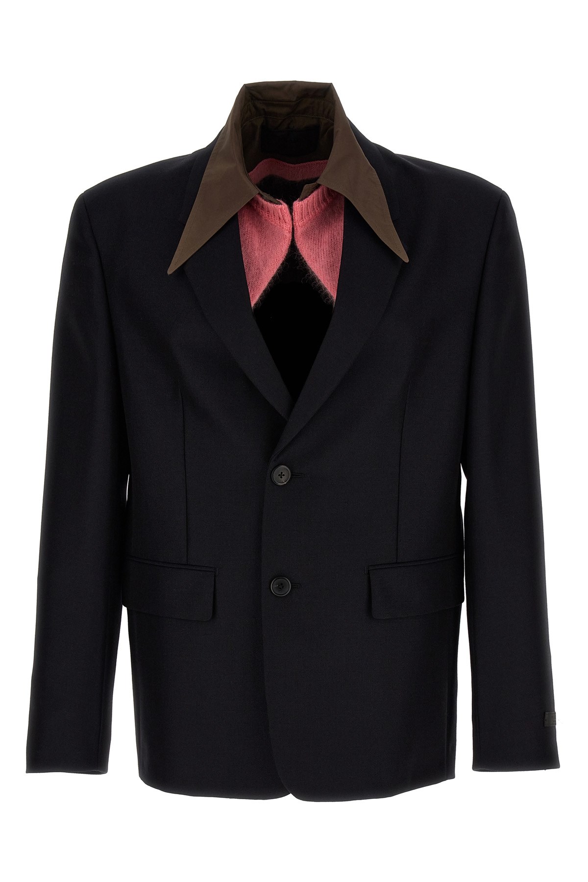 Prada Two-button Blazer In Black