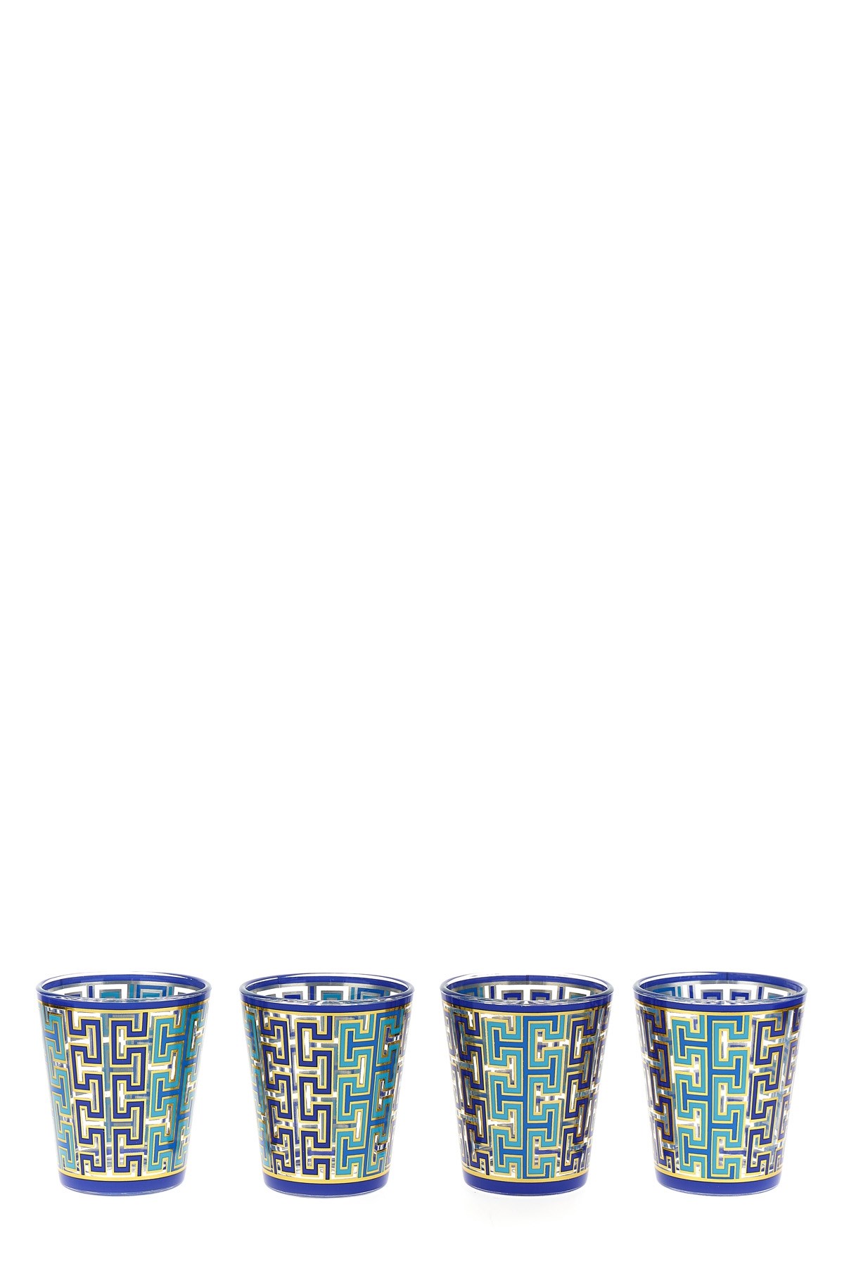 Jonathan Adler Madrid 4 Cup Set In Blue