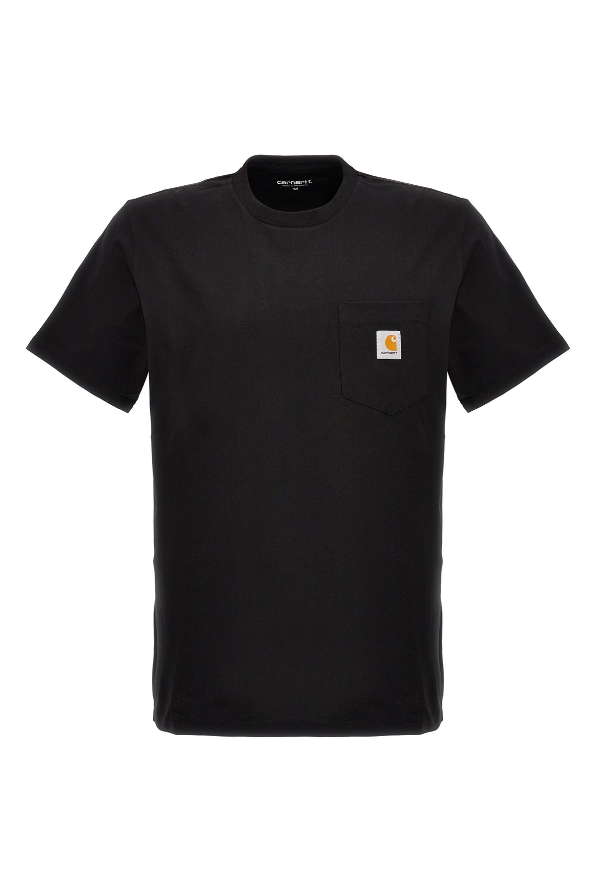 Carhartt Vintage  Pocket T Shirt Top In Washed Black, Men's At Urban Outfitters In Black