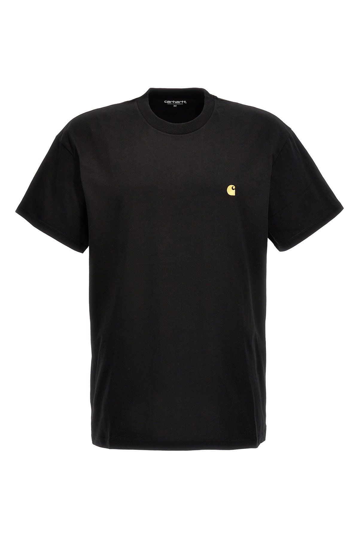 Carhartt American Script Embroidered Logo T-shirt In Black