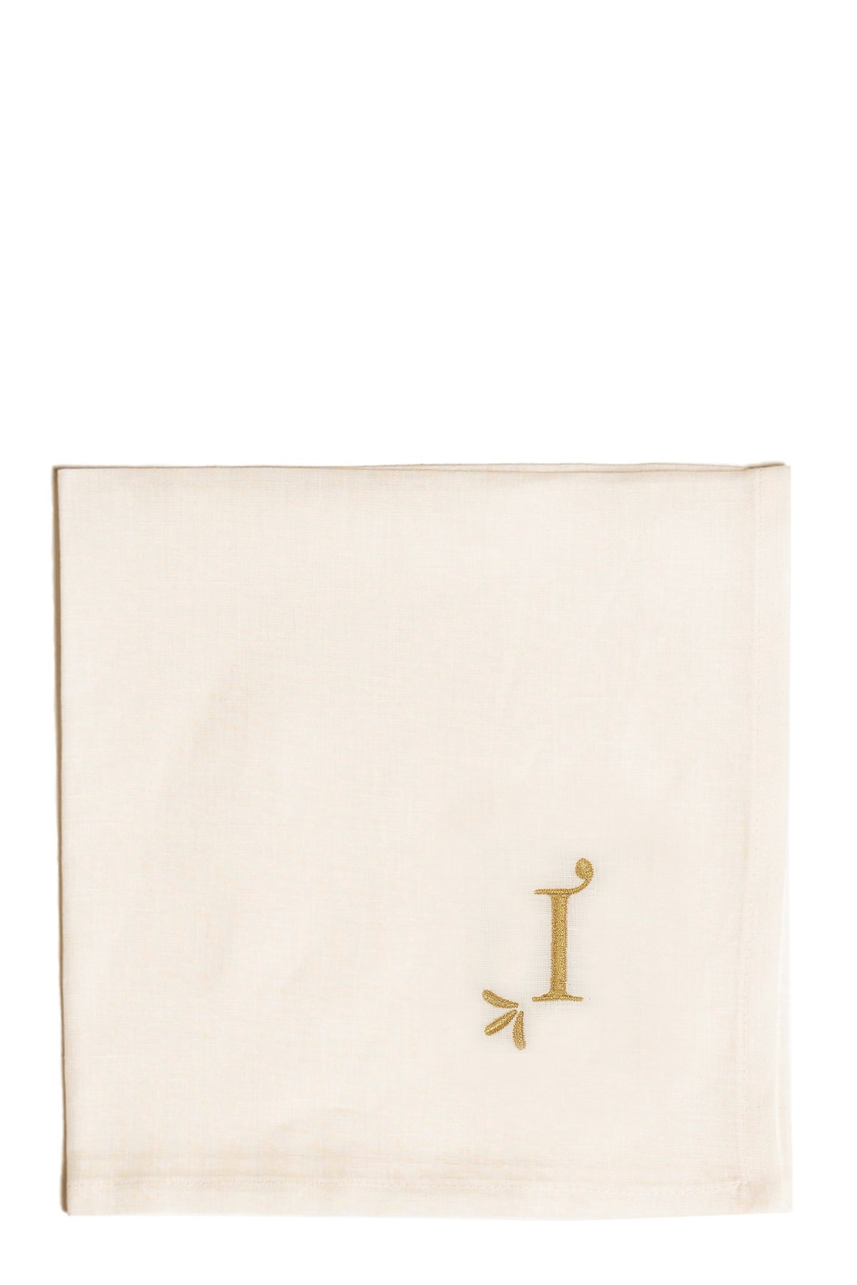 Bitossi 'i' Letter Napkin In White