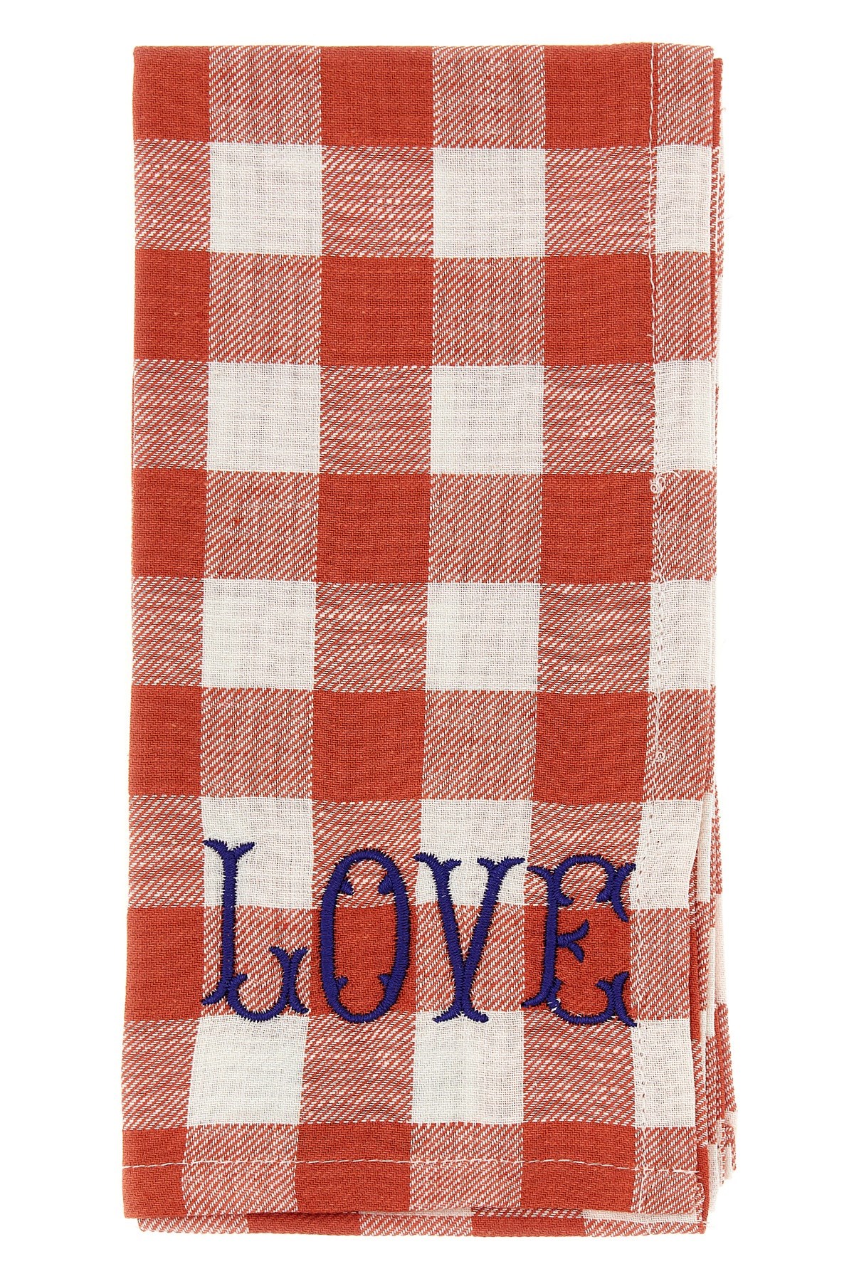 Bitossi 'love' Napkin In Red