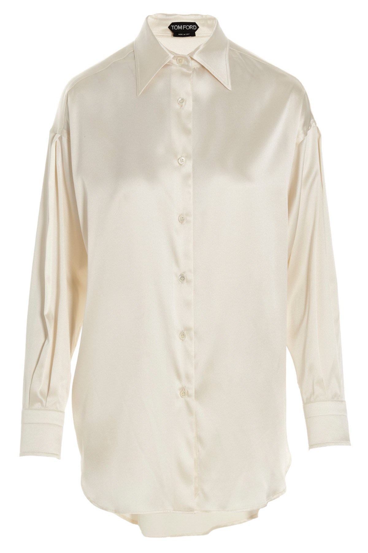Shop Tom Ford Silk Satin Shirt
