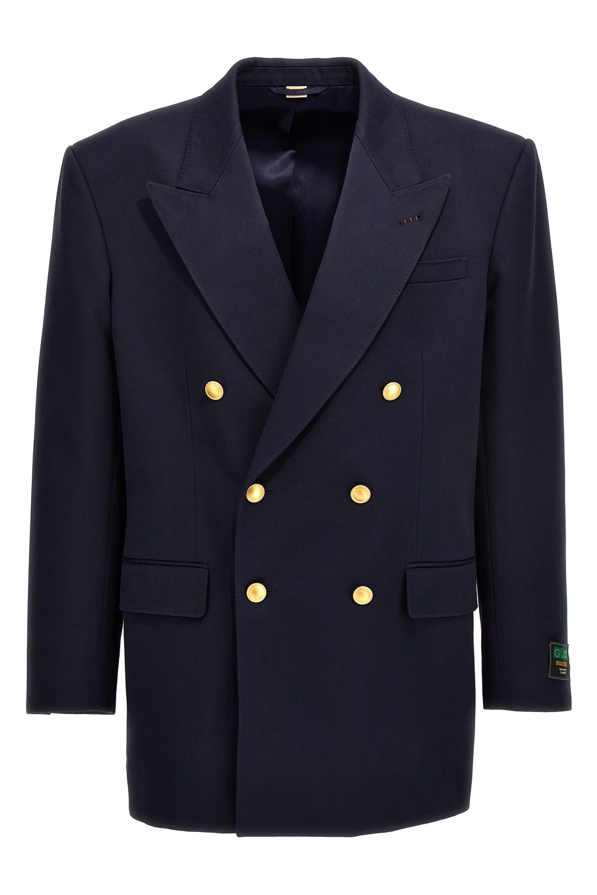 GUCCI Gabardine Double Breast Blazer Jacket