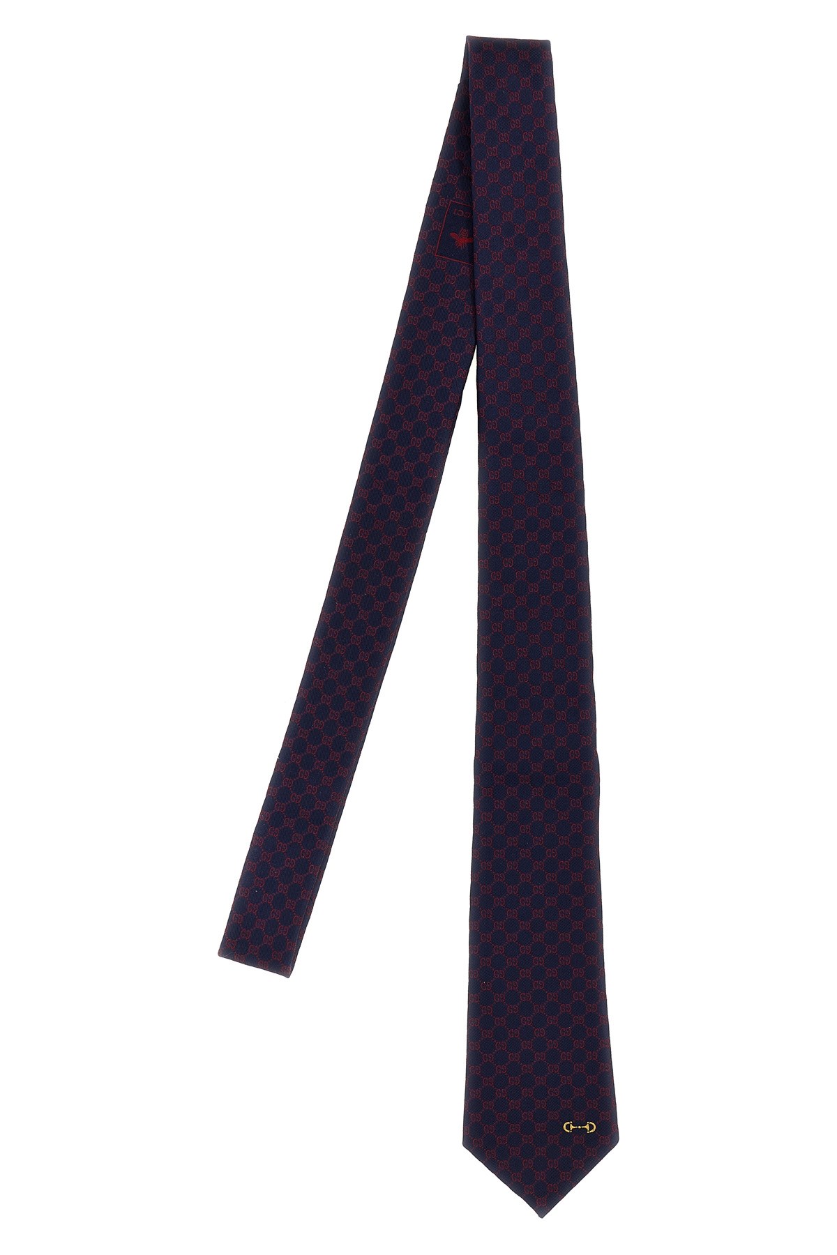 Gucci 'mono Morset' Tie In Blue