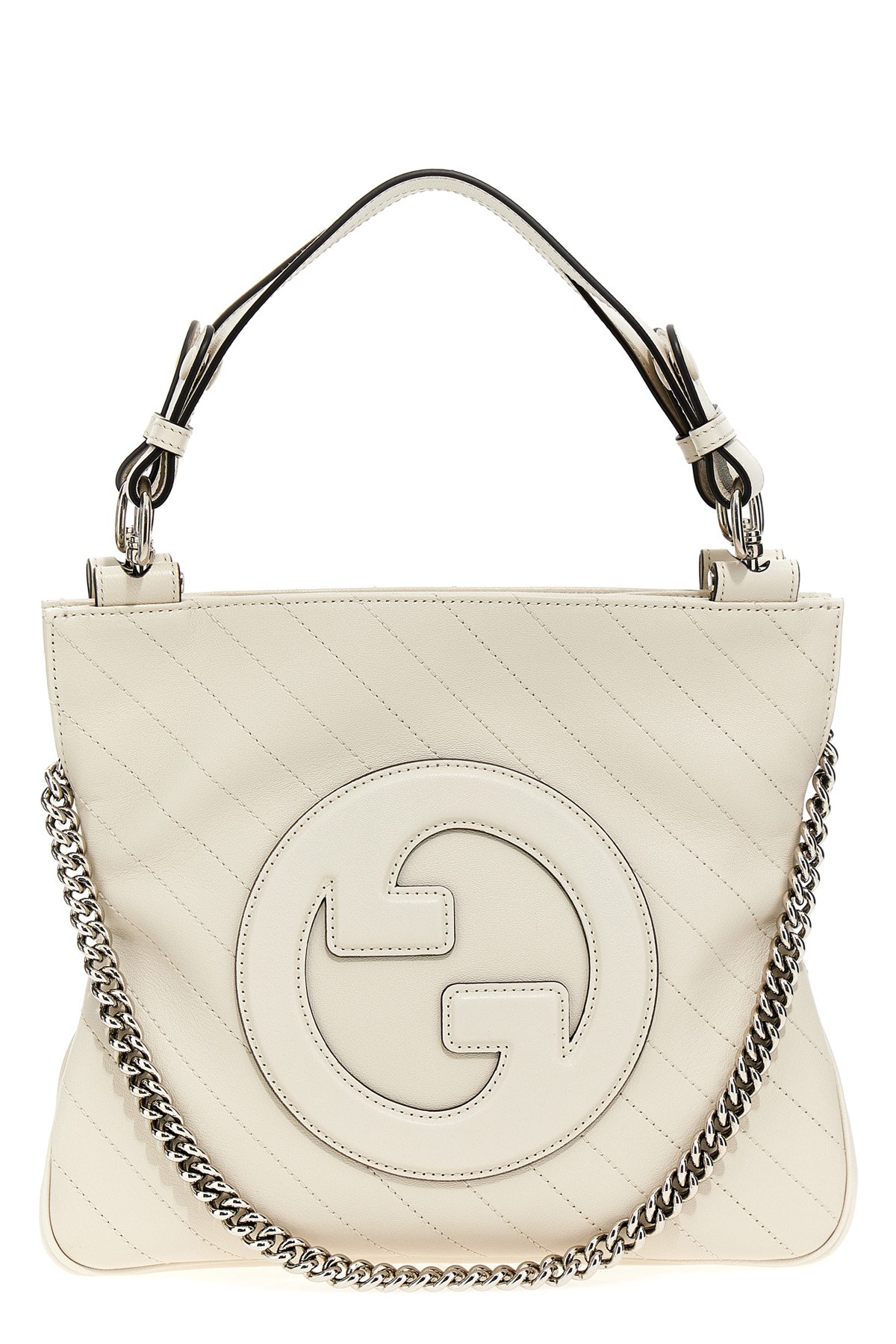 Gucci Quilted Chain Strap Top Handle Tote Bag