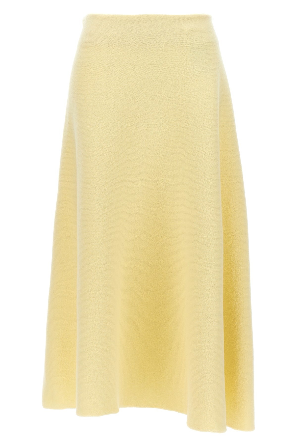 Jil Sander Wool Skirt Skirts Yellow In Yellow