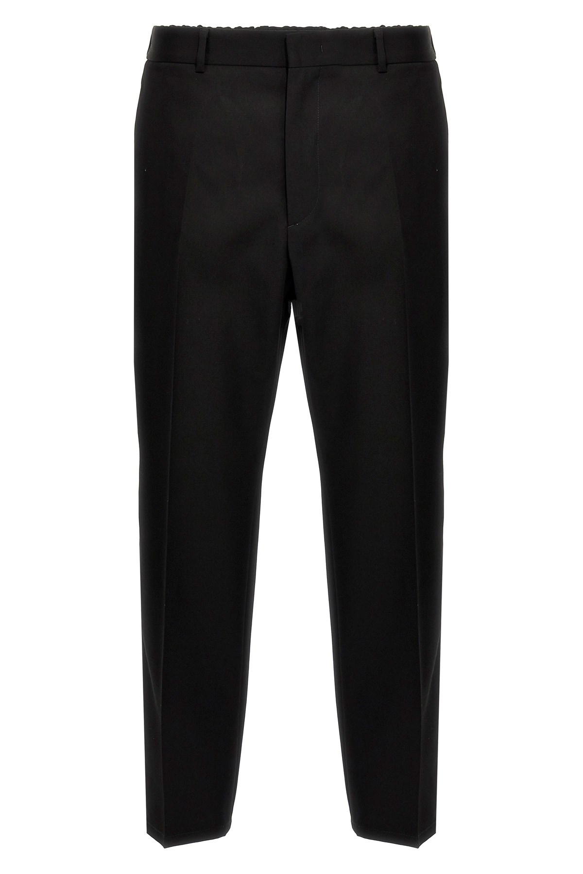 Jil Sander Black Wool Tapered Trousers