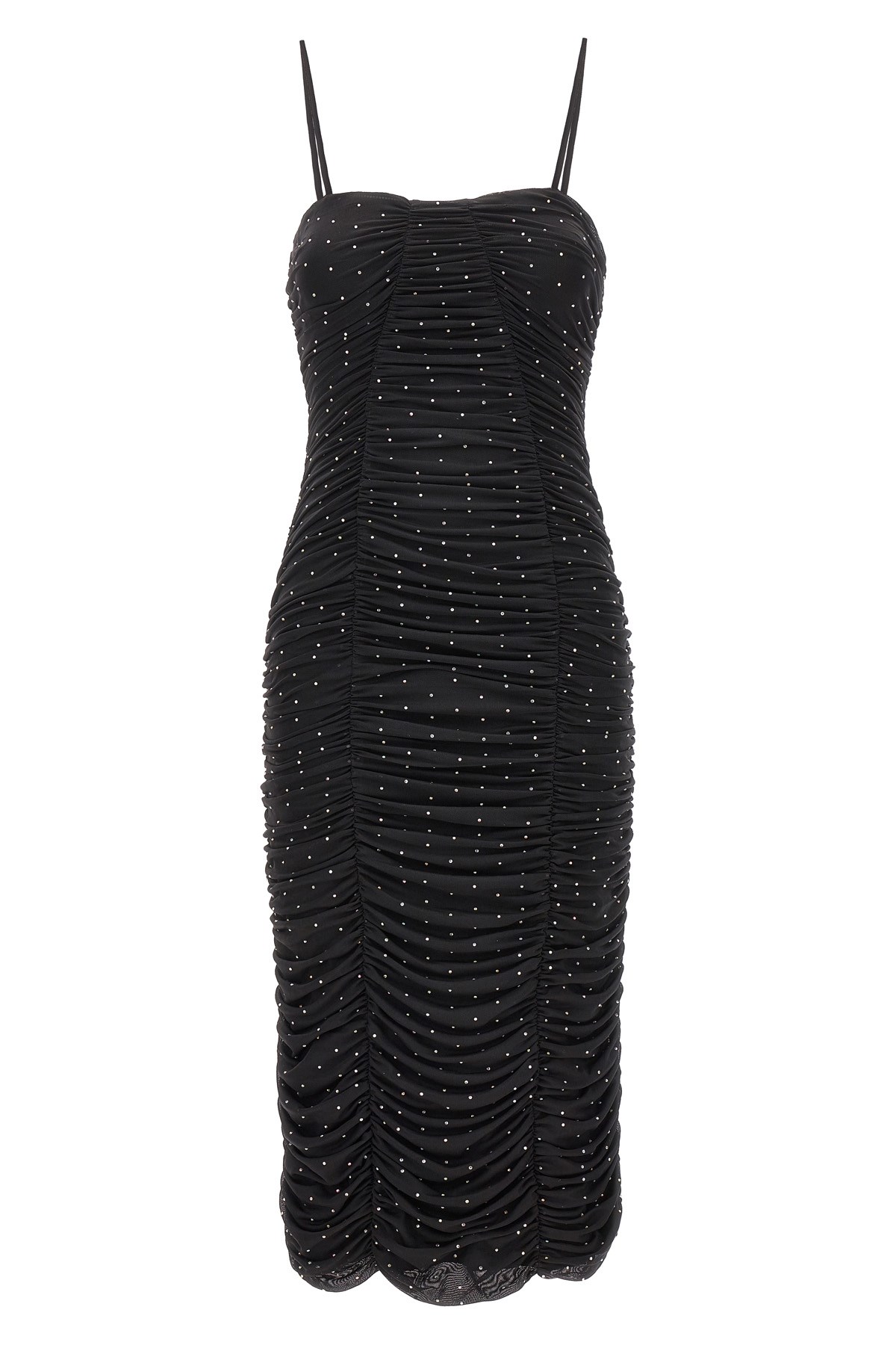 Rotate Birger Christensen Crystal-embellished Tulle Midi Dress