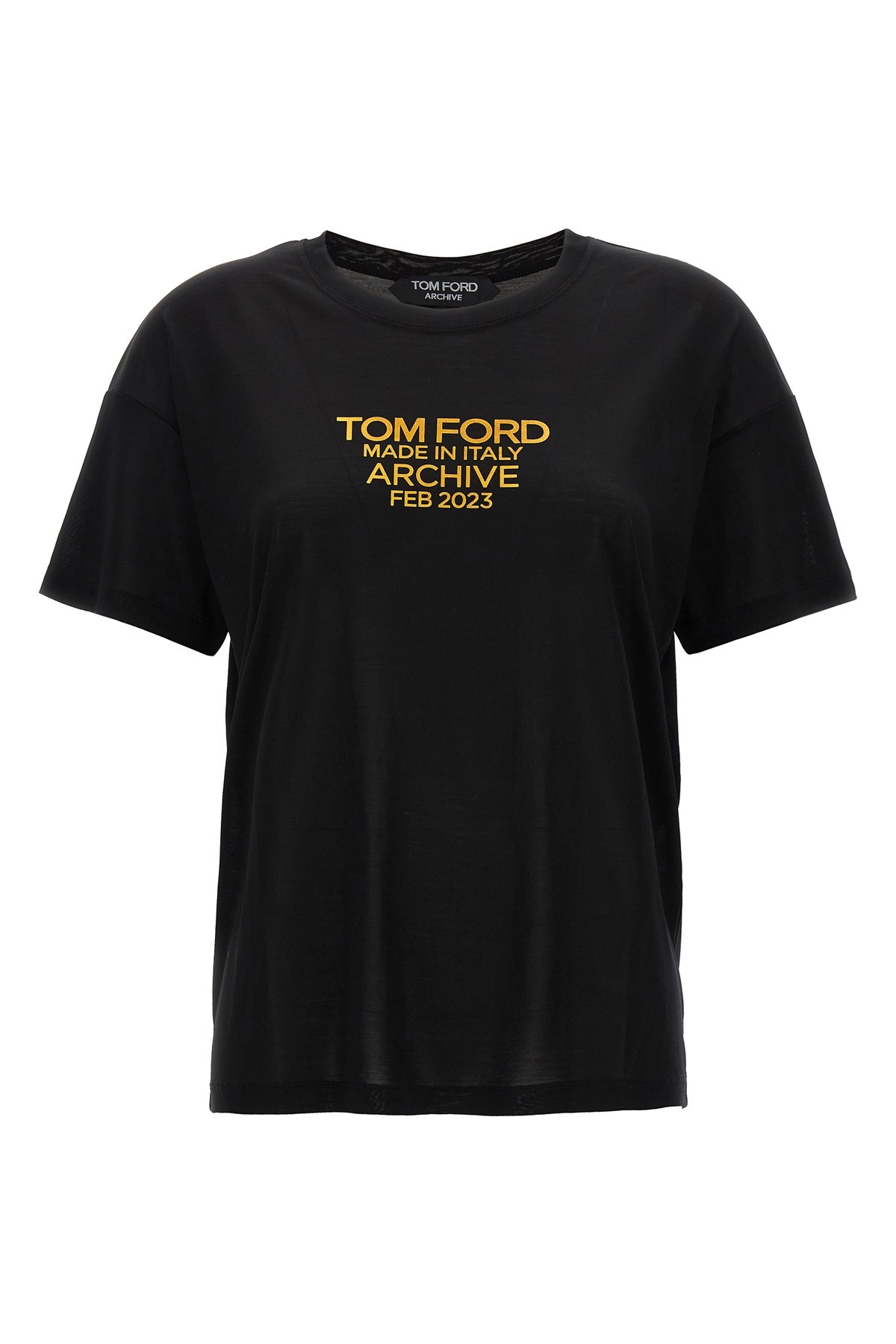 Tom Ford Printed Logo Crew Neck T-shirt