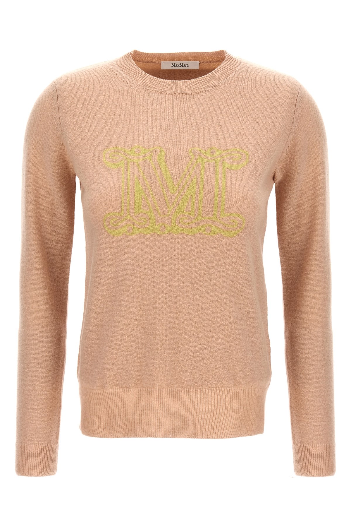 Max Mara Long-sleeved Round Neck Sweater