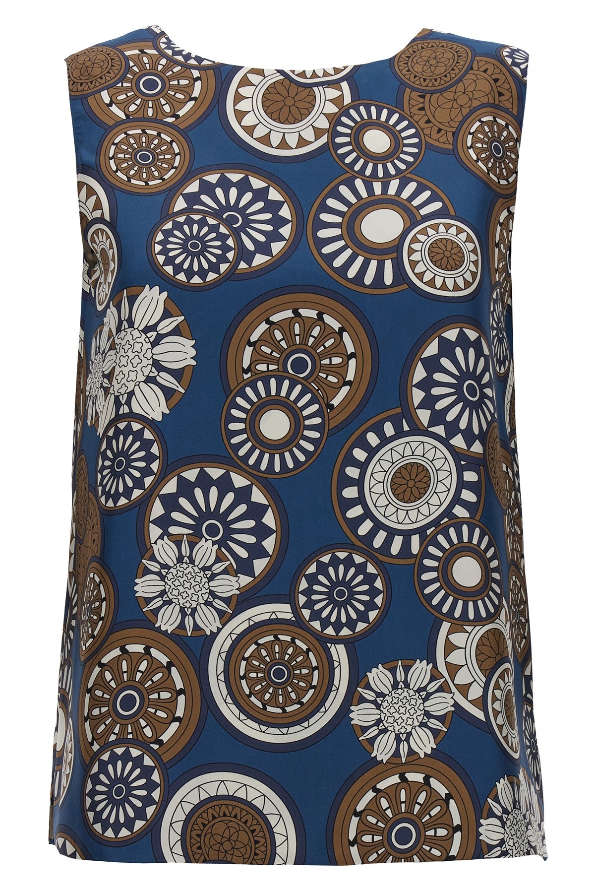 Max Mara Reversible Geometric Pattern Top