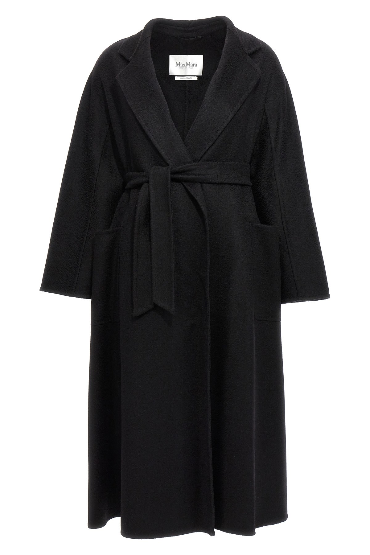 Atlein 'crushed velvet' coat available on julian-fashion.com