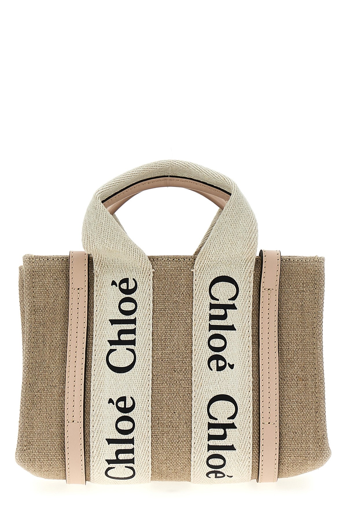 Chloé Woody Hand Bags Pink In Pink